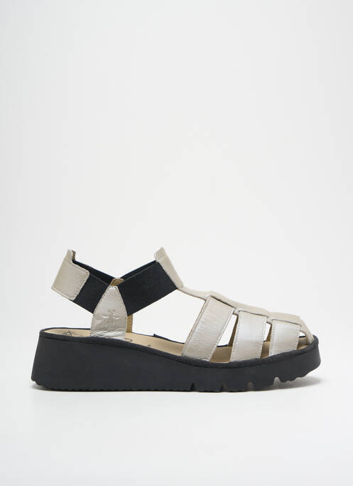 Sandale/Pantofi decupați argintiu FLY LONDON femeie