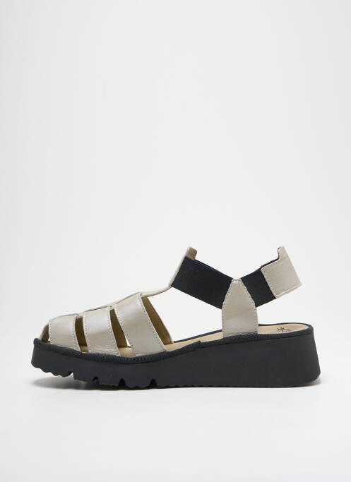 Sandale/Pantofi decupați argintiu FLY LONDON femeie