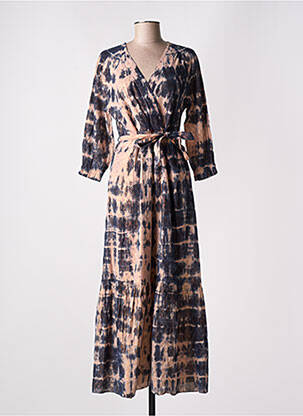 Rochie lungă albastru MAISON HOTEL femeie