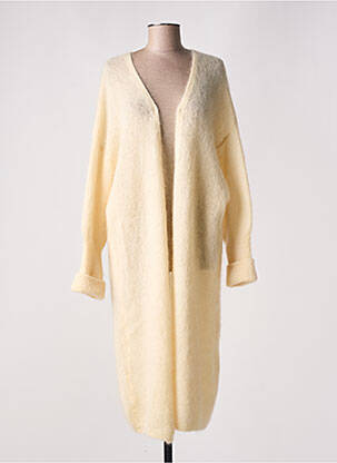 Vestă cu mâneci lungi bej MOMENT femeie