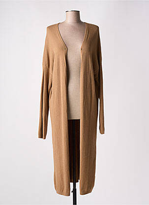 Vestă cu mâneci lungi maro GEISHA femeie