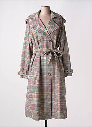 Palton lung maro NEKANE femeie