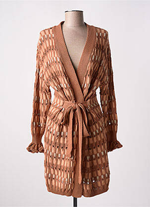 Vestă cu mâneci lungi portocaliu NEKANE femeie