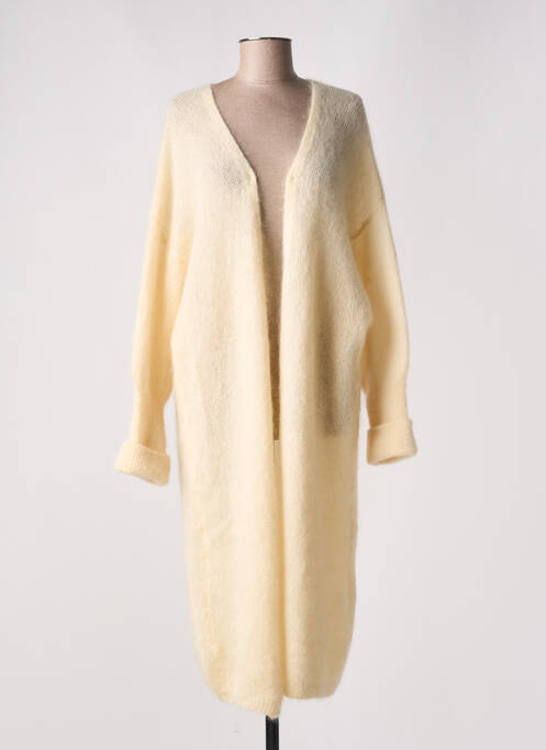 Vestă cu mâneci lungi bej MOMENT femeie