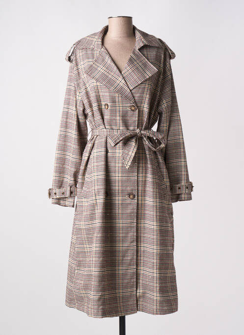 Palton lung maro NEKANE femeie