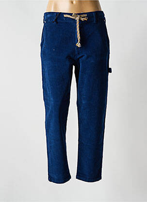 Pantalon drept elasticitate mărime normală albastru PLEASE femeie