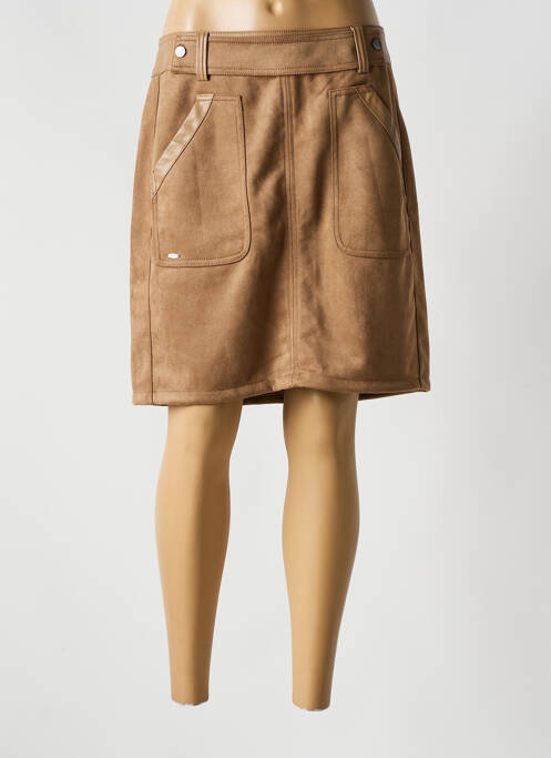 Fustă scurtă maro STREET ONE femeie