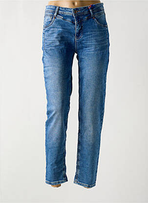 Blugi cu croială slim albastru STREET ONE femeie