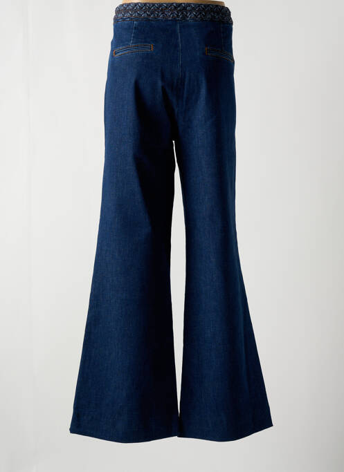 Blugi cu croială evazată albastru MAISON HOTEL femeie