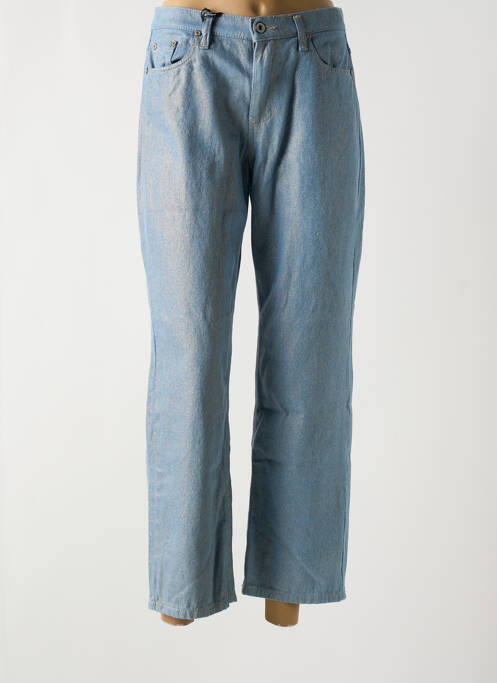 Blugi cu croială dreaptă albastru PLEASE femeie