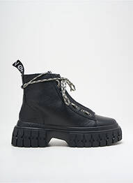 Botine/ghete material neted toc de 4 la 6 cm negru NO NAME femeie