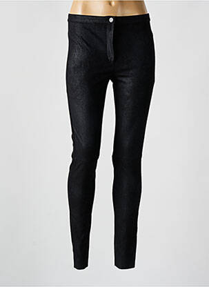 Pantalon slim elasticitate mărime normală negru MINIMUM femeie