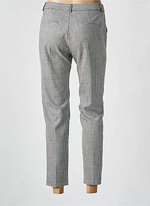 Pantalon 7/8 talie cu cleme mărime normală negru I.CODE (By IKKS) femeie