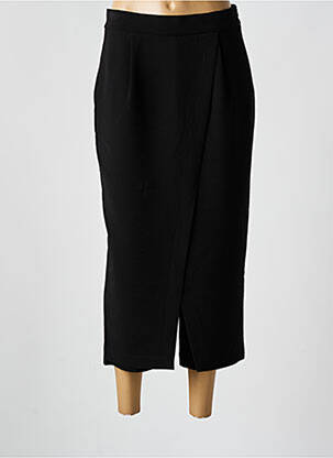 Pantalon 7/8 talie înaltă talie înaltă negru I.CODE (By IKKS) femeie