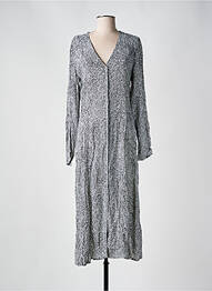 Rochie lungă mâneci lungi mâneci lungi negru MINIMUM femme