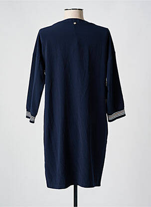 Rochie scurtă mâneci 3/4 mâneci 3/4 albastru I.CODE (By IKKS) femeie