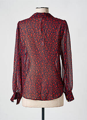 Cămașă imprimeu floral mâneci lungi albastru I.CODE (By IKKS) femeie