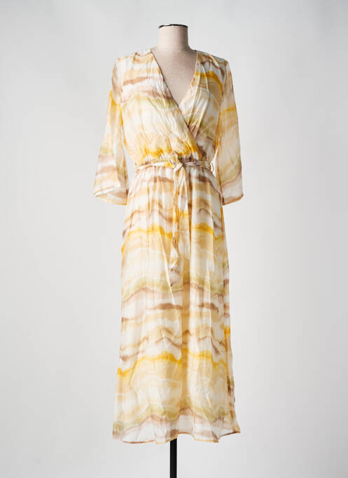 Rochie lungă galben MINIMUM femeie