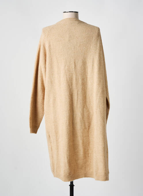 Vestă cu mâneci lungi bej MINIMUM femeie