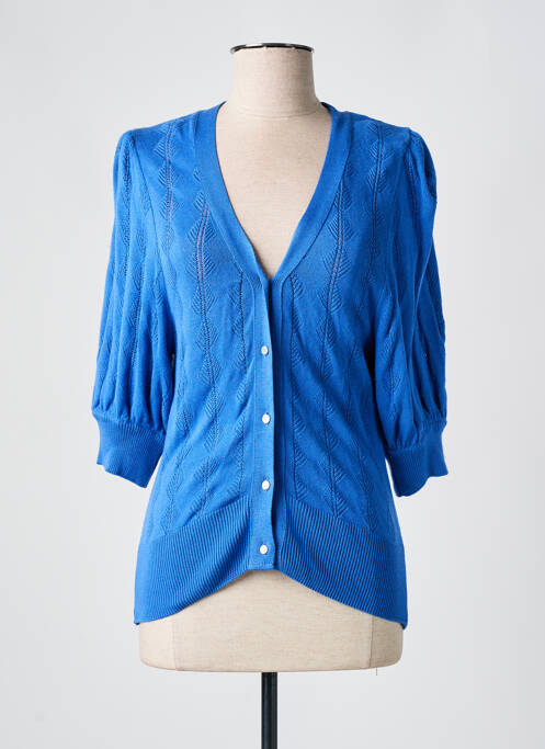 Vestă cu mâneci lungi albastru I.CODE (By IKKS) femeie