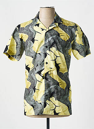 Cămașă cu mâneci scurte galben MINIMUM bărbat