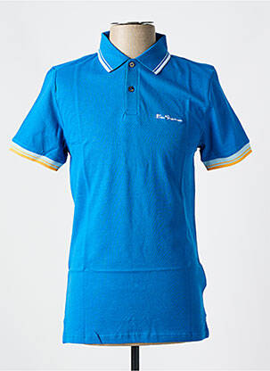Polo croială cambrată mâneci scurte albastru deschis BEN SHERMAN bărbat