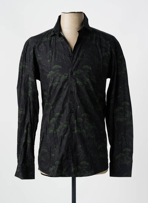 Cămașă cu mâneci lungi negru MINIMUM bărbat