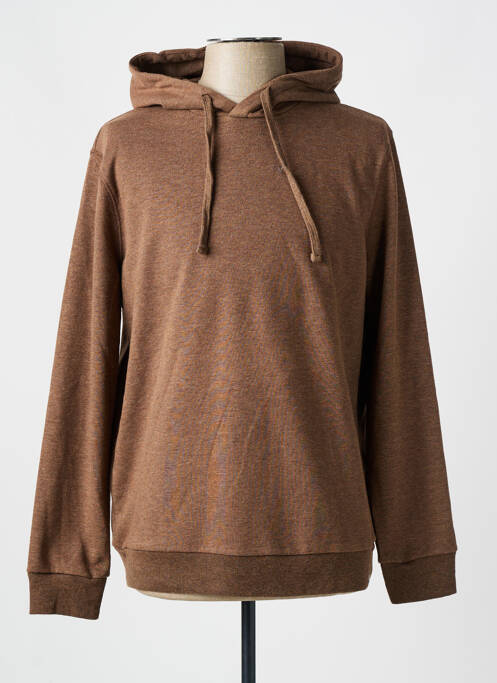 Hanorac cu glugă maro MINIMUM bărbat