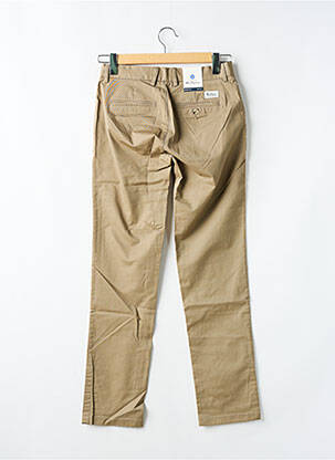 Pantalon chino țesătură poplin mărime normală maro BEN SHERMAN bărbat