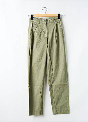 Pantalon drept elasticitate mărime normală verde MINIMUM femeie