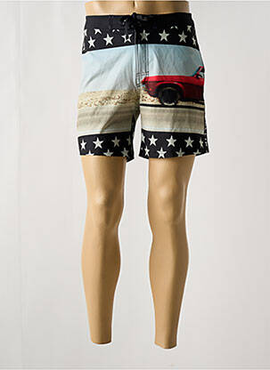 Șort de baie negru PULL IN bărbat