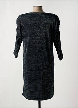 Rochie scurtă croială fluidă mâneci 3/4 albastru I.CODE (By IKKS) femeie
