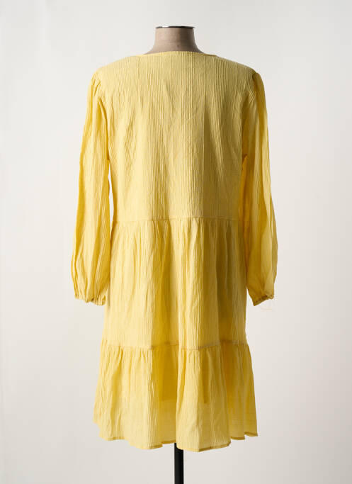 Rochie midi galben MINIMUM femeie