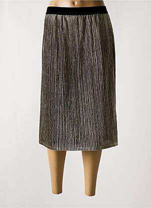 Fustă midi auriu MINIMUM femeie