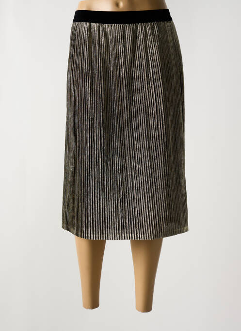 Fustă midi auriu MINIMUM femeie