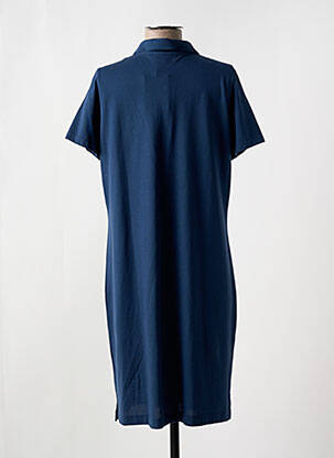 Rochie midi mâneci scurte mâneci scurte albastru I.ODENA femeie