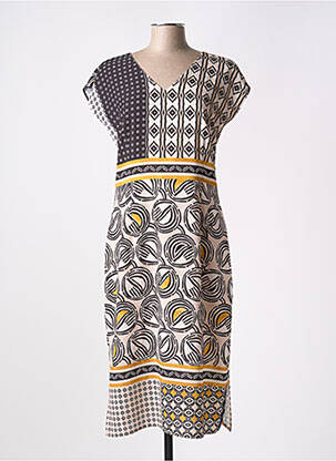 Rochie midi bej MERI & ESCA femeie