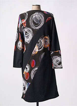 Rochie midi mâneci lungi mâneci lungi negru IMPULSION femeie