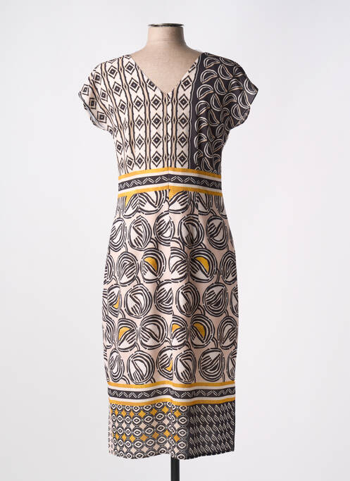 Rochie midi bej MERI & ESCA femeie