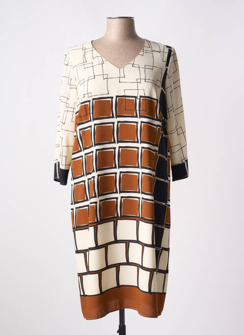 Rochie midi bej MERI & ESCA femeie