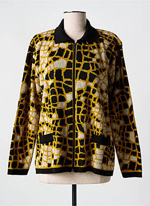 Vestă cu mâneci lungi galben OMC femeie