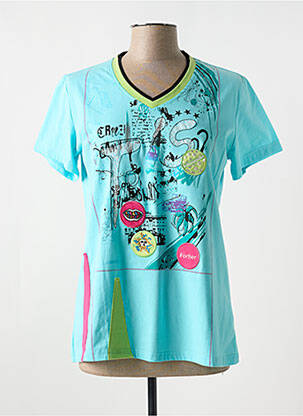 Tricou albastru S.QUISE femeie