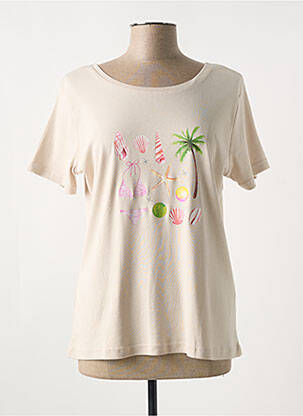 Tricou bej I.ODENA femeie