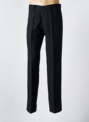 Pantalon slim țesătură poplin negru PIERRE D'ARLANC bărbat