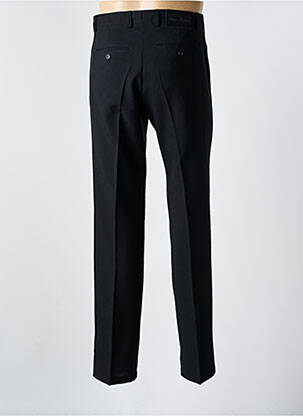 Pantalon slim țesătură poplin negru PIERRE D'ARLANC bărbat