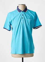 Polo țesătură jersey mâneci scurte albastru DELAHAYE homme