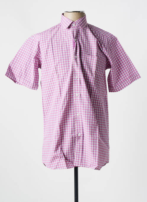 Cămașă cu mâneci scurte violet LOUIS VICTOR bărbat