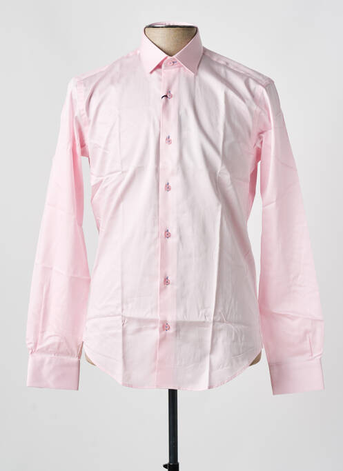Cămașă cu mâneci lungi roz COTTON PARK bărbat