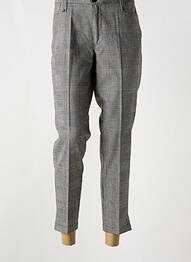Pantalon 7/8 talie cu cleme gri WALTRON femme