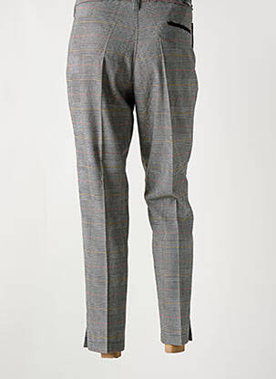 Pantalon 7/8 talie cu cleme gri WALTRON femeie